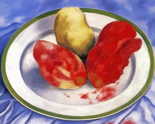 Prickly Pear Fruit Frida Kahlo Paint By Numbers