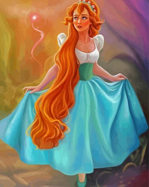 Princess Thumbelina Paint By Numbers