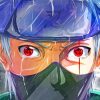 Red Eyes Kakashi Hatake Paint By Numbers