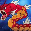 Red Gyarados Pokemon Anime Paint By Numbers