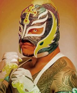 Rey Mysterio Professional Wrestler Paint By Numbers