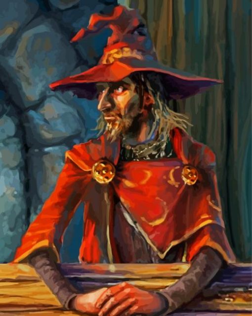 Rincewind Character Art Paint By Numbers