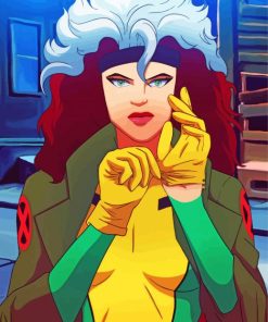 Rogue Marvel Animation Paint By Numbers