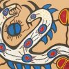 Sacred Snake Of Good And Evil By Norval Morrisseau Paint By Numbers