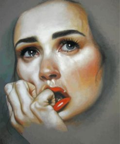 Sad Lady Art Paint By Numbers