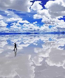 Salar De Uyuni Landscape Paint By Numbers