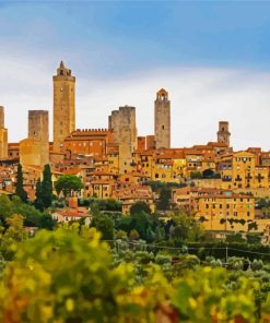 San Gimignano Italy Paint By Numbers