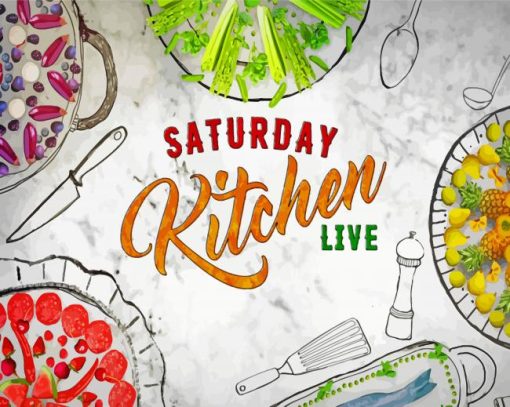 Saturday Kitchen Poster Paint By Number