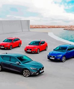 Seat Leon Cars Paint By Numbers