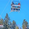 Ski Chair Lift Paint By Numbers