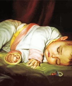 Sleeping Baby Paint By Numbers