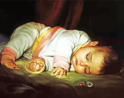 Sleeping Baby Paint By Numbers