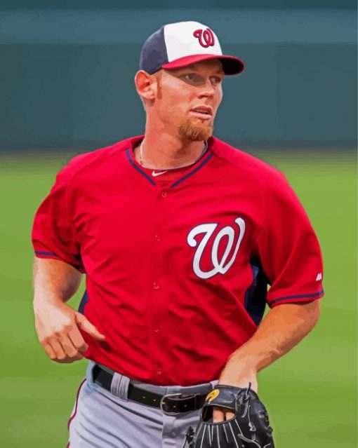 Stephen Strasburg Paint By Numbers