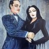 The Addams Morticia And Gomez Art Paint By Numbers