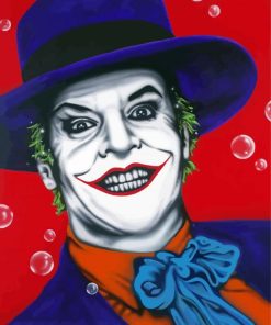 The Jocker Jack Nicholson Art Paint By Numbers