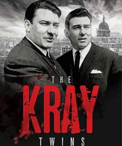 The Kray Twins Poster Paint By Numbers