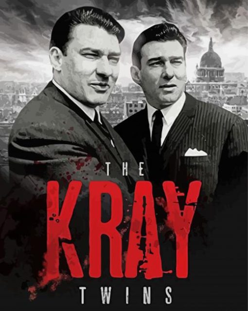 The Kray Twins Poster Paint By Numbers