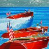 The Motor Boats Paint By Numbers