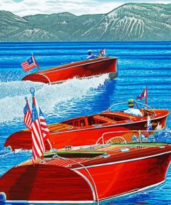 The Motor Boats Paint By Numbers