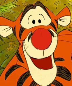 Tigger Winnie The Pooh Cartoon Paint By Numbers