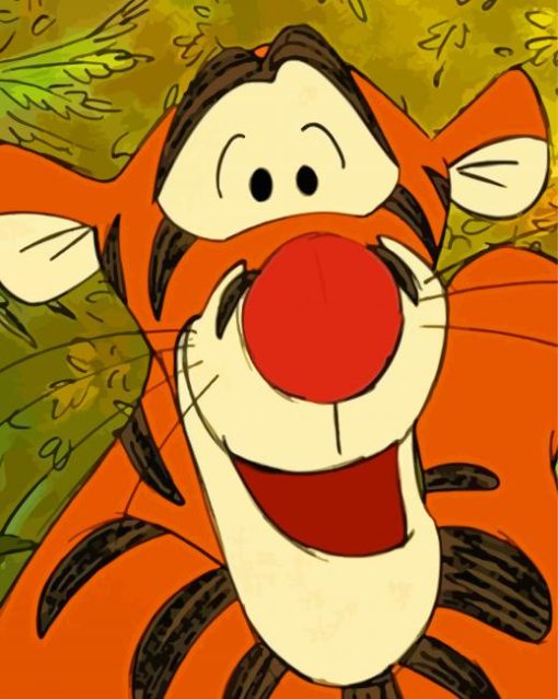 Tigger Winnie The Pooh Cartoon Paint By Numbers