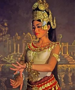 Traditional Cultural Apsara Paint By Numbers