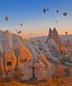 Turkey Air Balloons Paint By Numbers