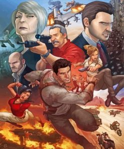 Uncharted Illustration Paint By Numbers