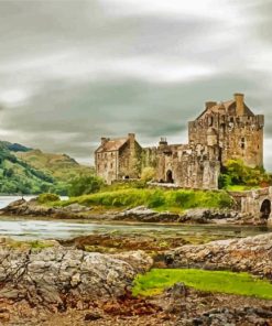 United Kingdom Eilean Donan Castle Paint By Numbers