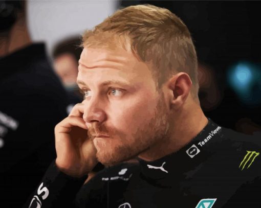 Valtteri Bottas Motorsports Driver Paint By Numbers