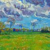 Van Gogh Landscape Under A Stormy Sky Paint By Numbers