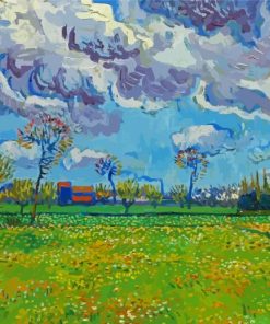 Van Gogh Landscape Under A Stormy Sky Paint By Numbers