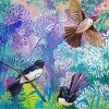 Willie Wagtail Birds Paint By Numbers