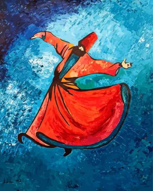 Abstract Sufi Art Paint By Numbers