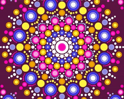 Aesthetic Abstract Mandala Paint By Numbers