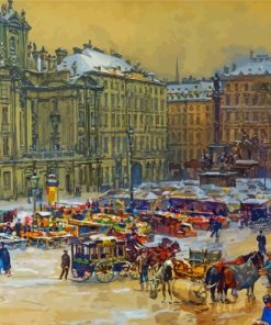 Aesthetic Christkindlmarkt Art Paint By Numbers