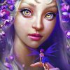 Beautiful Fae Woman Paint By Numbers