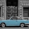 Blue Vintage Car Italy Paint By Numbers