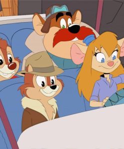 Chip And Dale Rescue Rangers Paint By Numbers