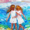 Cool Besties On The Beach Paint By Numbers