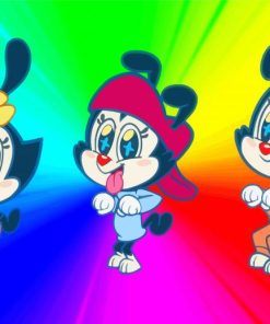 Cute Animaniacs Paint By Numbers