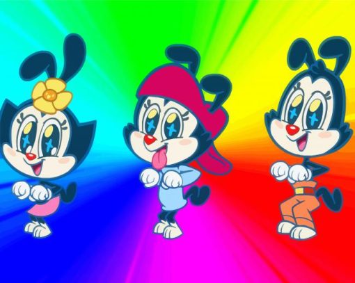 Cute Animaniacs Paint By Numbers