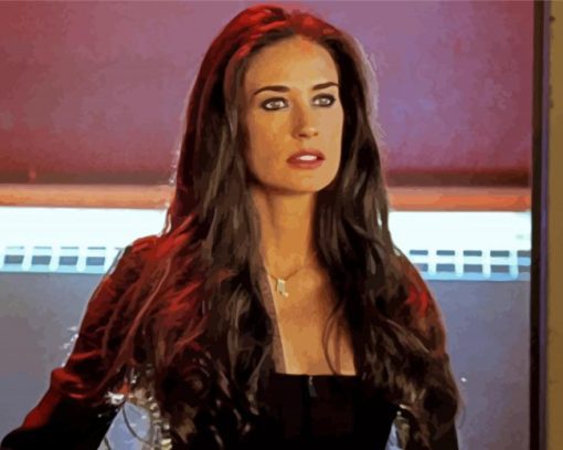 Demi Moore Charlies Angels Paint By Numbers