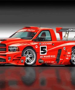 Dodge Ram Truck Sport Car Paint By Numbers