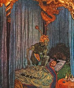 Even Death Listened By Edmund Dulac Paint By Numbers