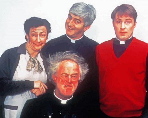 Father Ted Characters Paint By Numbers