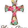 Floral Cross Paint By Numbers