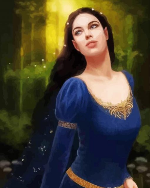 Gorgeous Arwen Lord Of The Rings Paint By Numbers