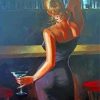 Gorgeous Woman In A Bar Paint By Numbers