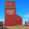 Grain Elevators Paint By Numbers